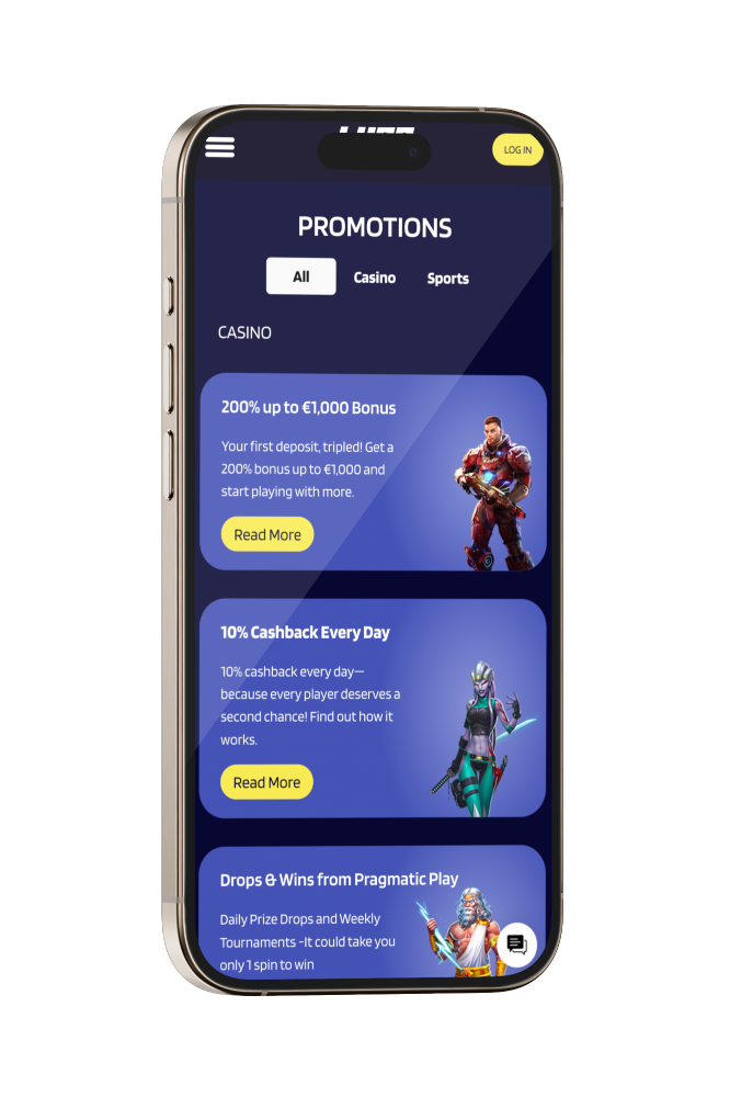 LyraBet Casino Promocodes