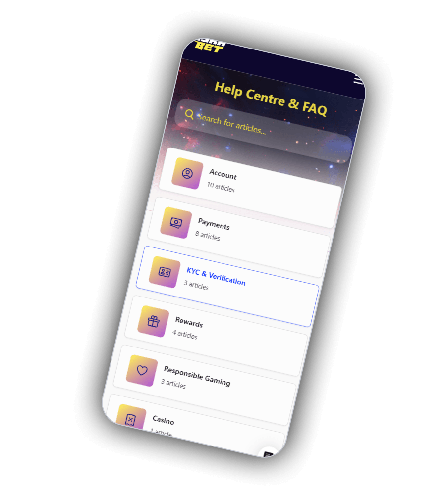 LyraBet Casino contact options